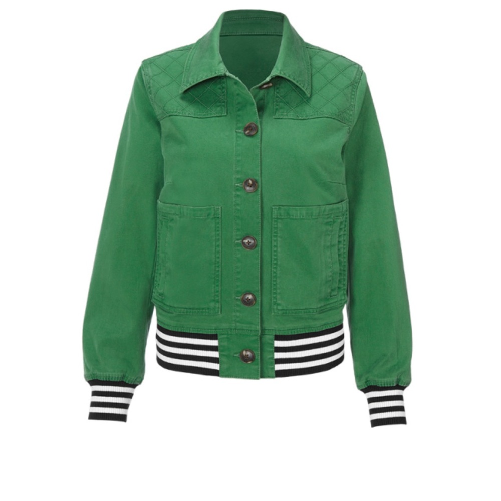 Cabi Green Jacket for Spring